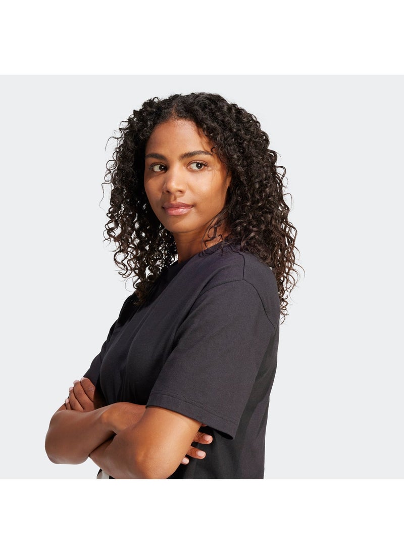 اديداس تيشيرت بوي فريند بشعار كبير أساسي - Image 3